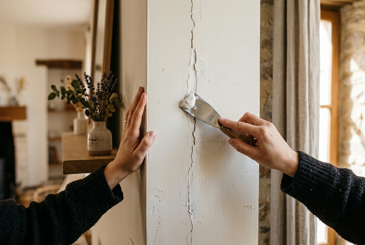 Tuto : reboucher une fissure en 5 étapes
