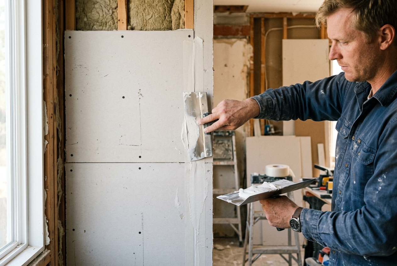 Tuto : jointoyer des plaques de plâtre